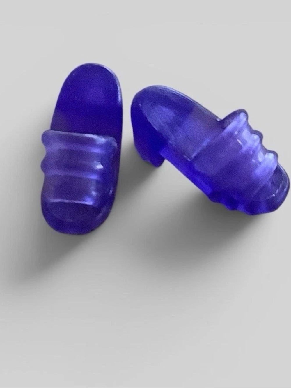 Doll Shoes Mattel MTM Made To Move Barbie Blue Sandals